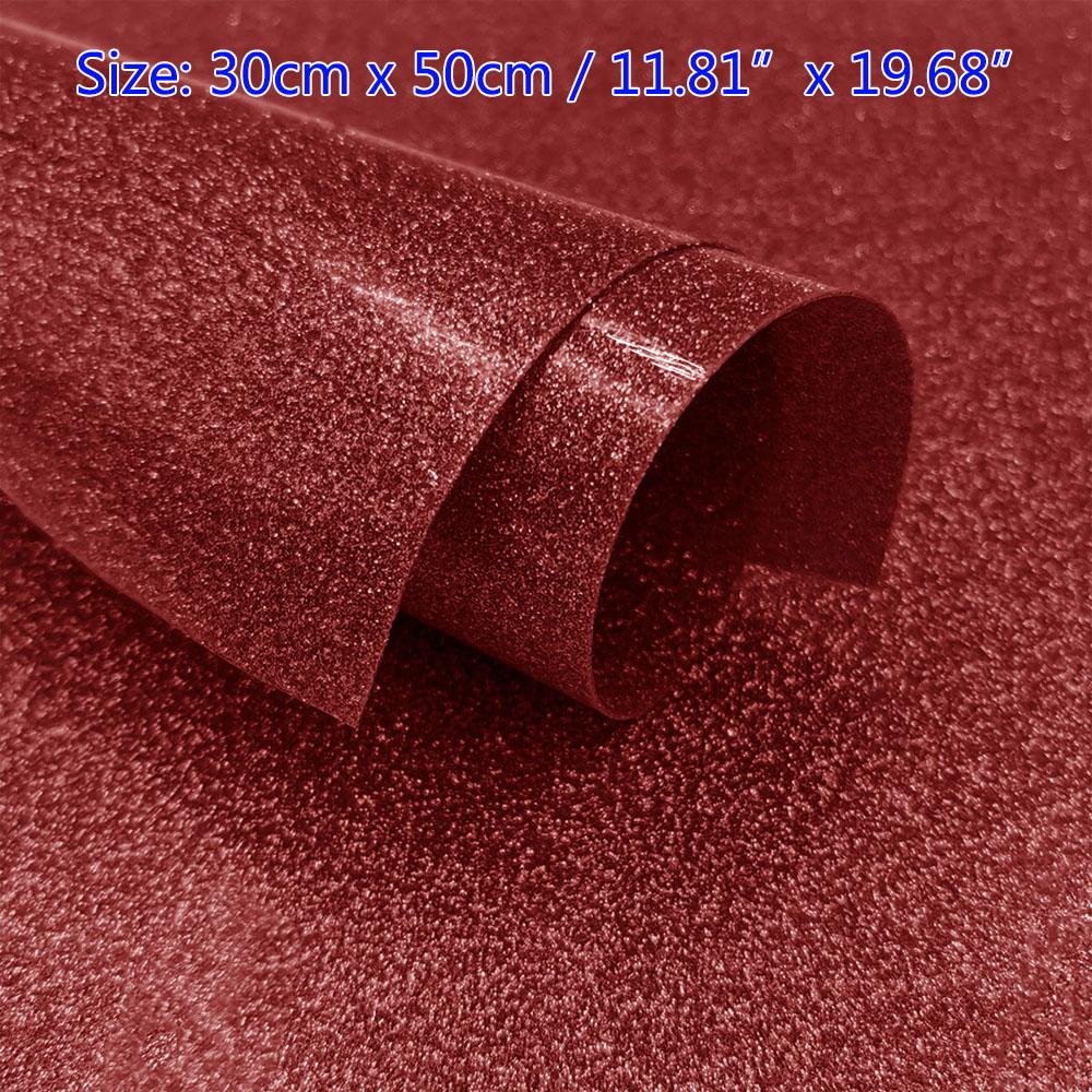 Sheet Glitter Shiny Heat Transfer Vinyl Iron-on Heat Press HTV T-shirt Textiles Cricut Iridescent Craft Cutter Film Sparkle