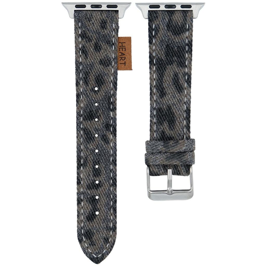 Watch Band For Apple Watch Series 10 Ultra 9 8 7 SE 6 5 4 3 2 1 46mm 49mm 45mm 44mm 42mm Denim Genuine Leather Strap
