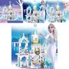 Bezauberndes Traumschloss-Baustein-Set für Mädchen Perfektes Geschenk mit über 800 Teilen