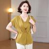 New Summer Clothing Chiffon Shirt Waist Fashionable Women's Tops Fashionable Small Shirt
