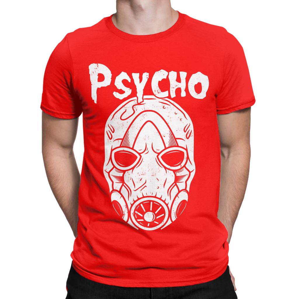 Psycho Novelty Graphic 100 Cotton TShirt bBorderlands Tops Tees For Unisex