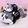 Adorable Plush Husky Dog Stuffed Animal Doll For Kids And Pillow Companion