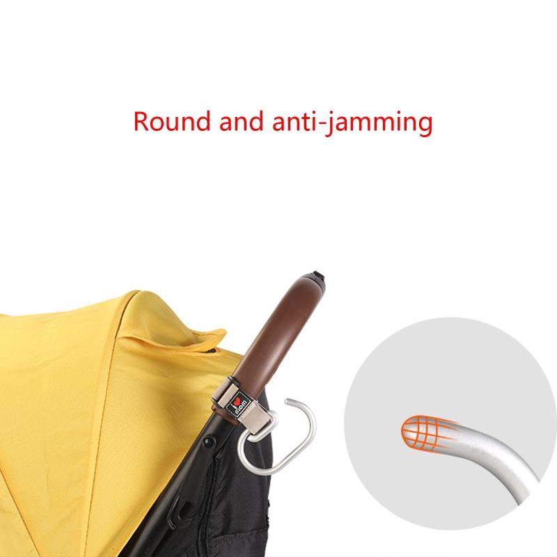 Creative Baby Stroller Hook Heavy Duty Aluminum Multifunction Hook for Pouch Handbag Pram Hook Anti Deformed Rustproof