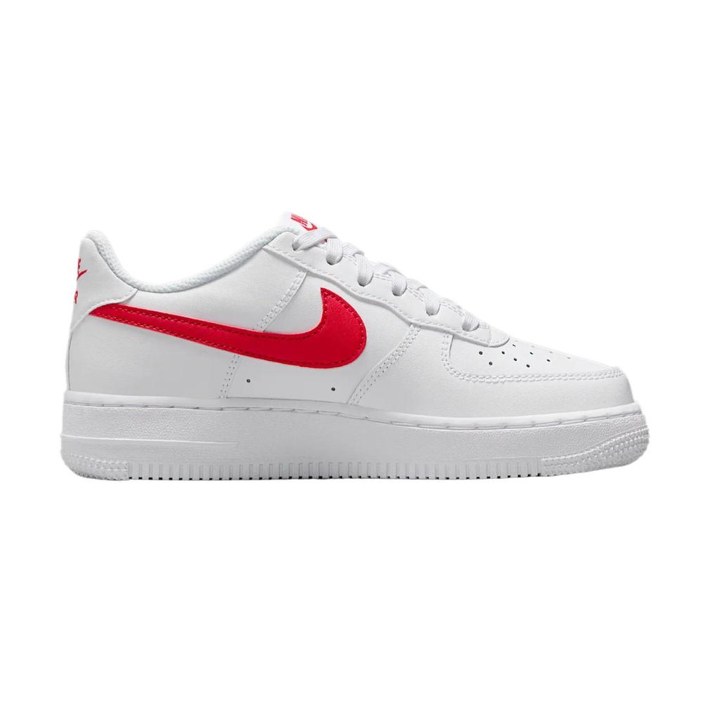 Nike Air Force 1 Lv8 Casual Durable Classic Low-Top Kids Sneakers Kids sneakers White University-Red FV7020-101