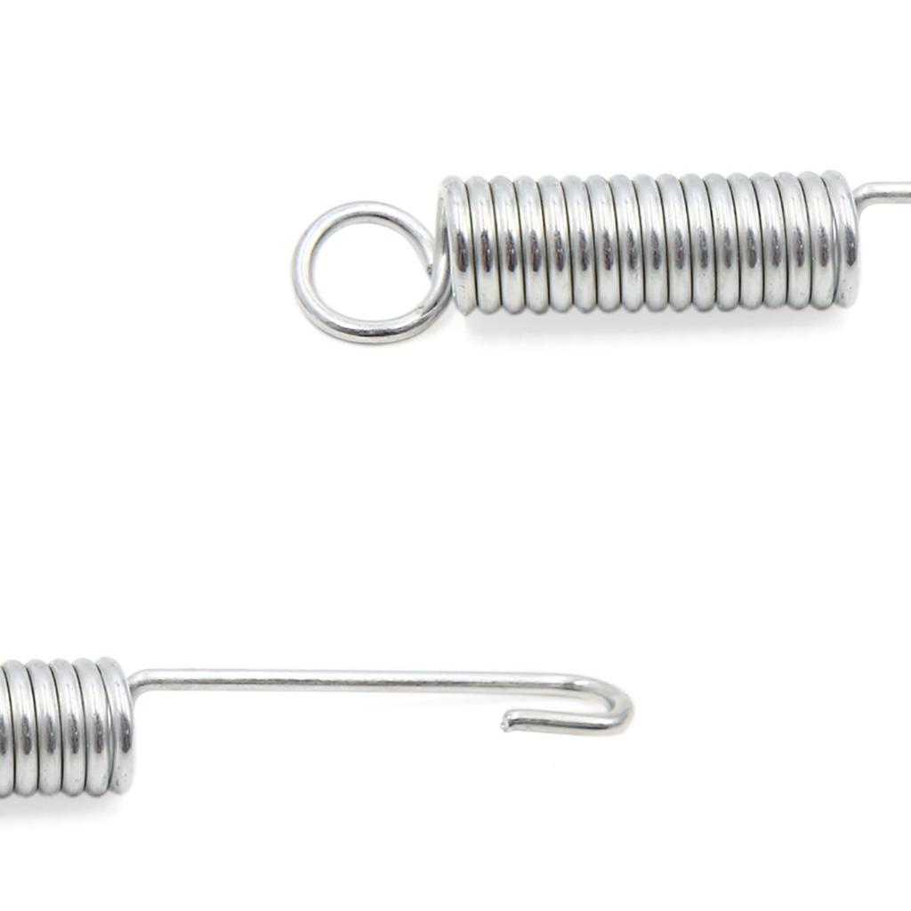 uxcell Motorcycle Kickstand Spring Metal Silver Tone CG125 Ring Diameter