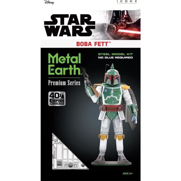 Puzzle 3D en métal - Fascinations - Boba Fett™ - Modèle détaillé - À partir de 14 ans - Mixte