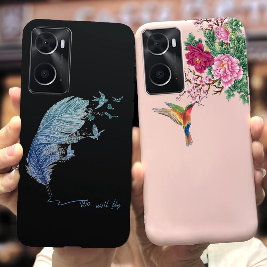 For Oppo A76 Case CPH2375 Fashion Cartoon Girls Cover For Oppo A96 Soft Silicone Case For Oppo A36 A 76 96 OppoA76 OppoA96 Shell