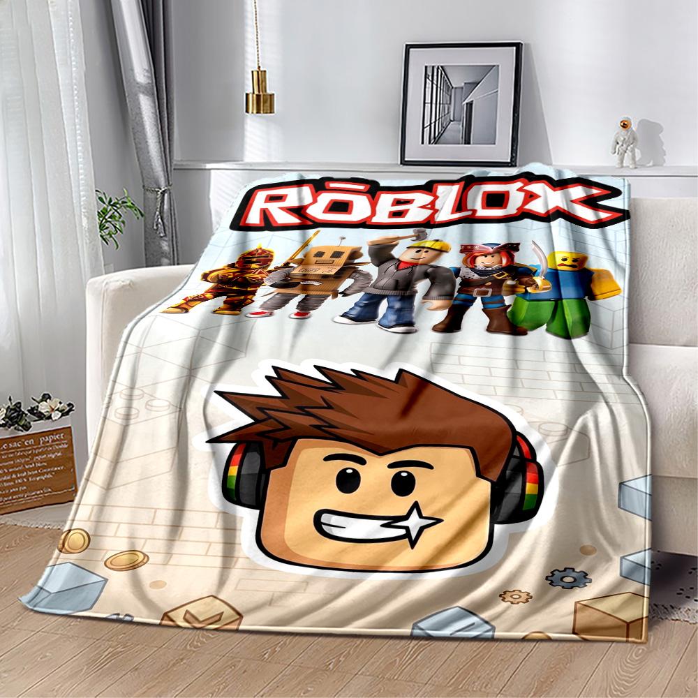 Roblox 270 Blanket Soft & Cozy Great for Seaside Picnics Couch All-Season Use Warmthful Decor Ideal Gift For Birthday Valentine'S Day