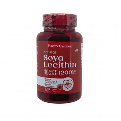 Earths Creation Sojalecithin 1200 mg – 100 Kapseln