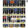 Parking Lot Traffic Barrier Signs Educational Street Sign Cones Traffic Sign Models  Play Game