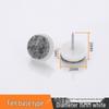 Non-Slip White Nylon Furniture Leg Nails - Moisture-Proof & Round Bottom Cabinet Baseboard Protectors