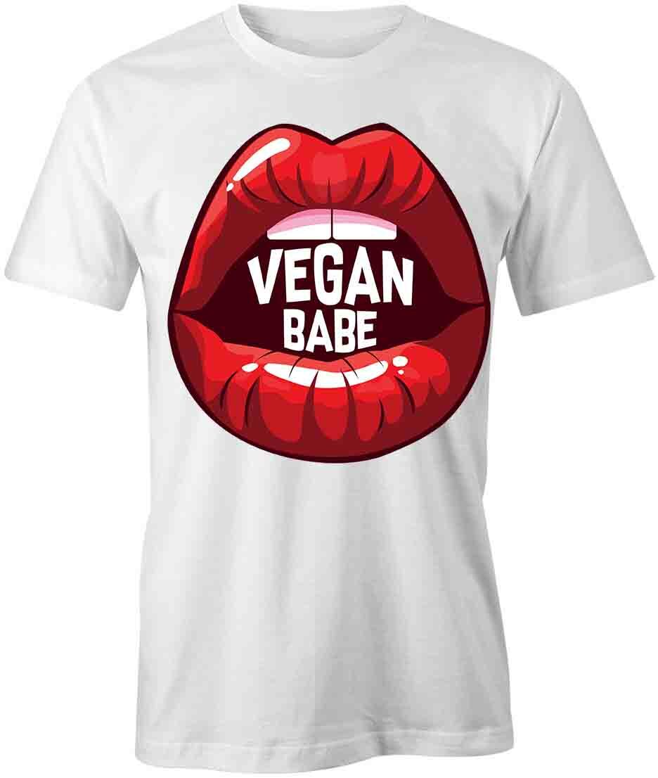 VEGAN BABE TShirt Tee Short-Sleeved Cotton CLOTHING FOOD S1WCA101 S