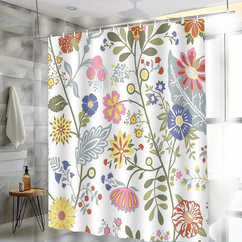 

Cartoon Rainbow Rabbit Washable Dirt-Resistant Shower Curtain Shower Head Waterproof Polyester Bath Curtain For Home Decor W60H190(CM)-1 Pcs