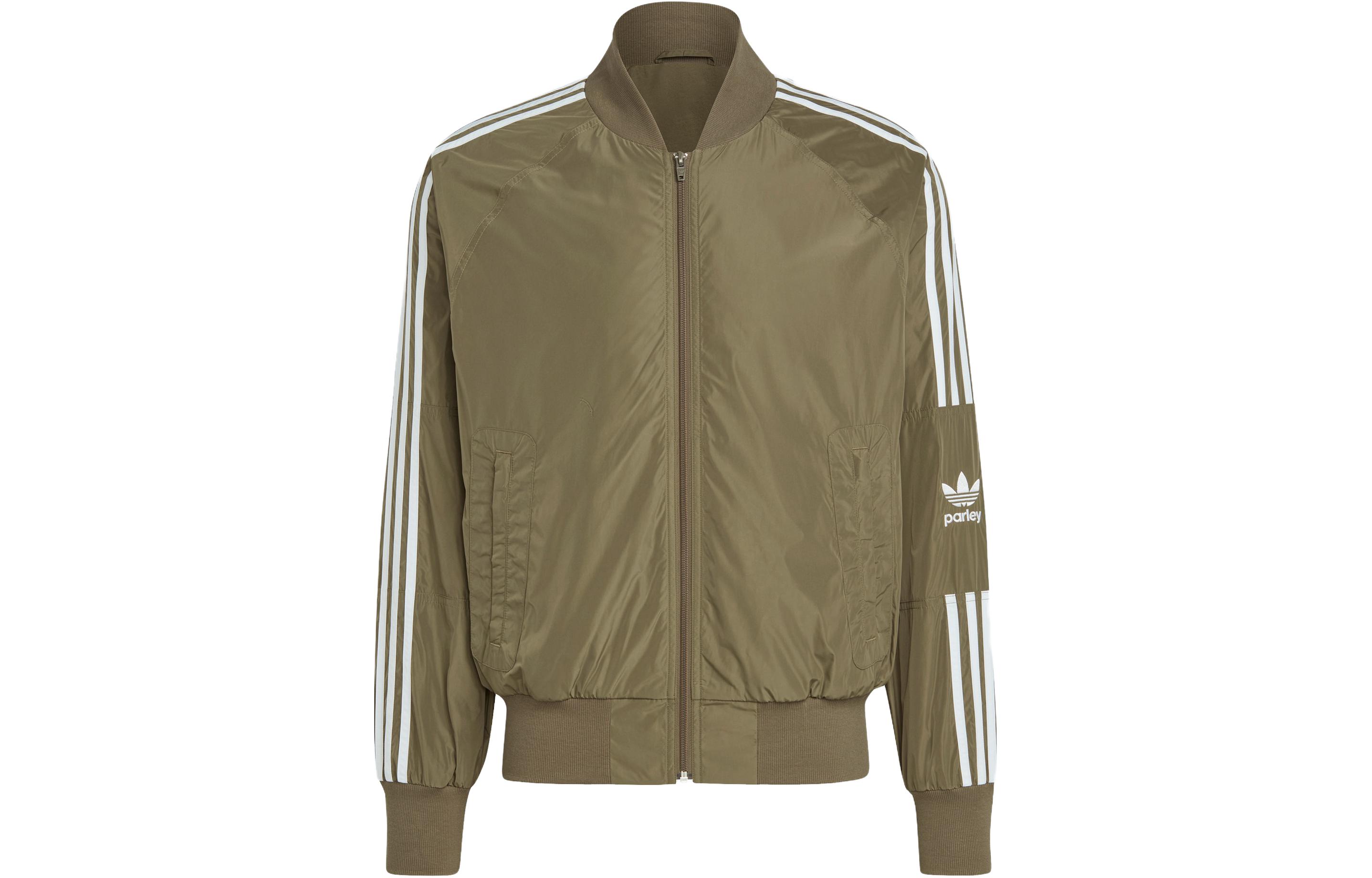 Adidas Originals ADICOLOR PARLEY Jacket Men s Strata Olive Green HS2089 XS