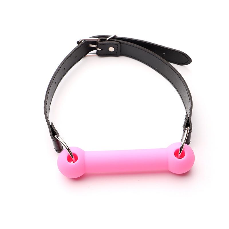 Silicone Slave Mouth Gag,Bone Gag,Puppy Pet Play Bondage Restraints,Sex Toys For Couples,Adult Games, Role Play