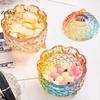 European-Style Glass Tripod Butterfly Transparent Storage Jar,Jewelry Organizer Glass Jar With Lid Candy Container Decoration