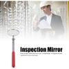 Telescoping Inspection Mirror , Round Extendable Mirror 2 . 25 Inch Diameter Circular and Black Handle , great for Mechanics , Contractors , HVAC