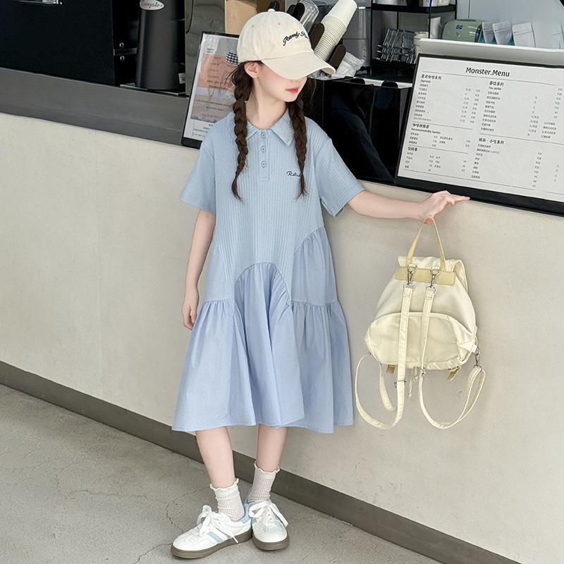 Girls' Dress, Summer New Style, Children's Fashion, Super Beautiful Polo Skirt, Girls' Dress, Summer Thin Version