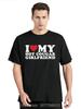 Funny I Love My Older Girlfriend Men's Clothing Summer Cotton Tshirt My Hot Cougar GF Oversized T-shirt Fashion Fitness T Shirt