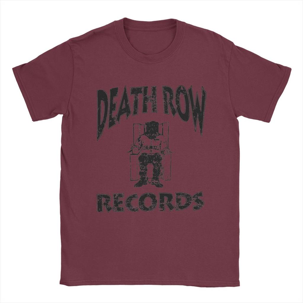 Death Row Records T-Shirt für Herren Mode 100% Baumwolle T-Shirts Rundhals Kurzarm T-Shirt Neue Ankunft Kleidung