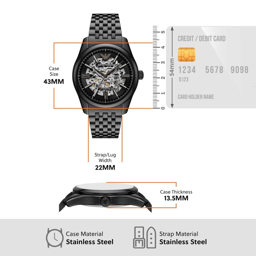 Emporio Armani Wristwatch AR60093 Men's Black