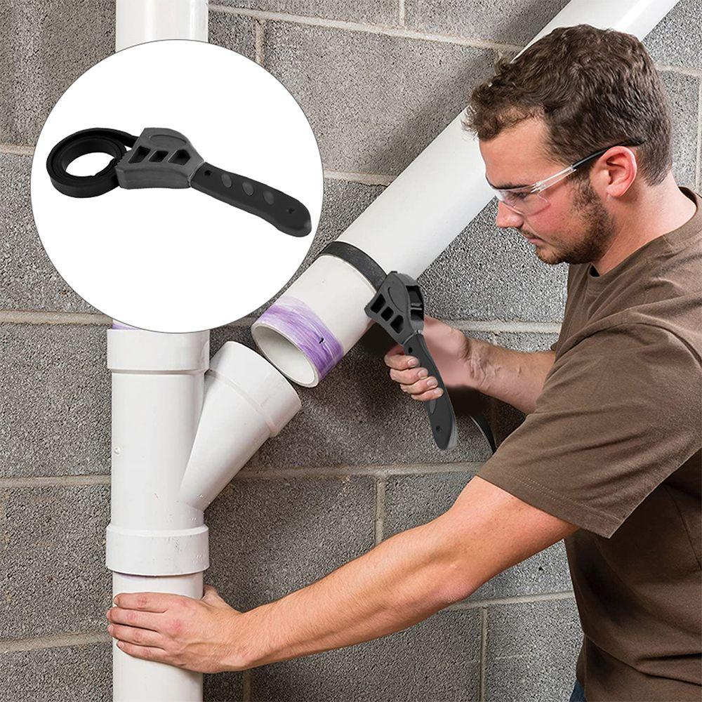 Instalatérské víčka nádob Utáhnout Povolit Ruční nářadí Pásové klíče Gumový páskový klíč Klíč na potrubí