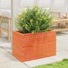 VidaXL Jardinière cire marron 70x40x45,5 cm bois de pin massif, jardinière d'extérieur, bac à fleurs, boîte à plantes, 847265