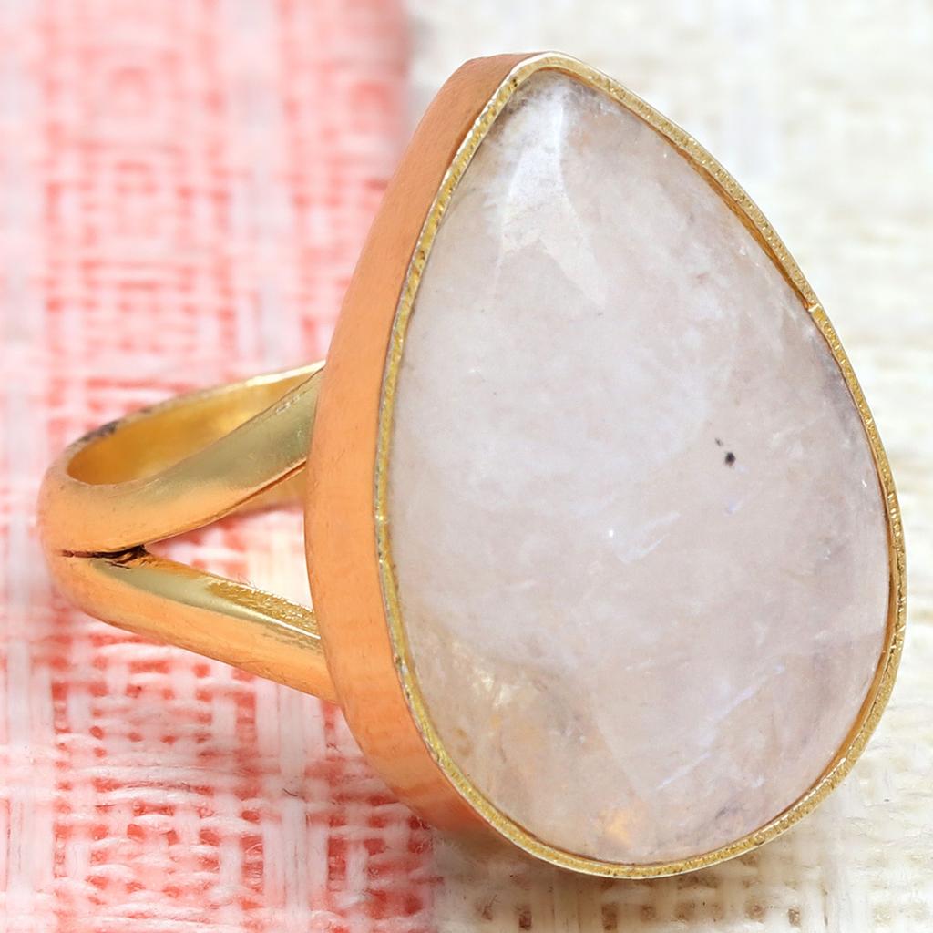 Moonstone Gemstone Handmade Silver Jewelry  "9"
