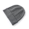 Pure Wool Autumn and Winter New Women's High-end Solid Color Wheat Ear Twisted Flower Outdoor Fashion Flanged Casual Knitted Hat