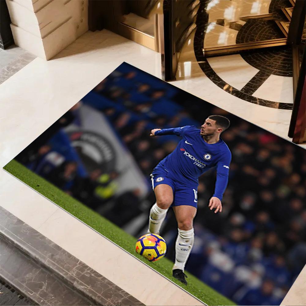Chelsea Fc Player Portrait Floor Rug Office Rug Perfect for Dormitory Balcony Bedrooms Foyer Anti-slip Rug Anime Office Decor Best for Christmas