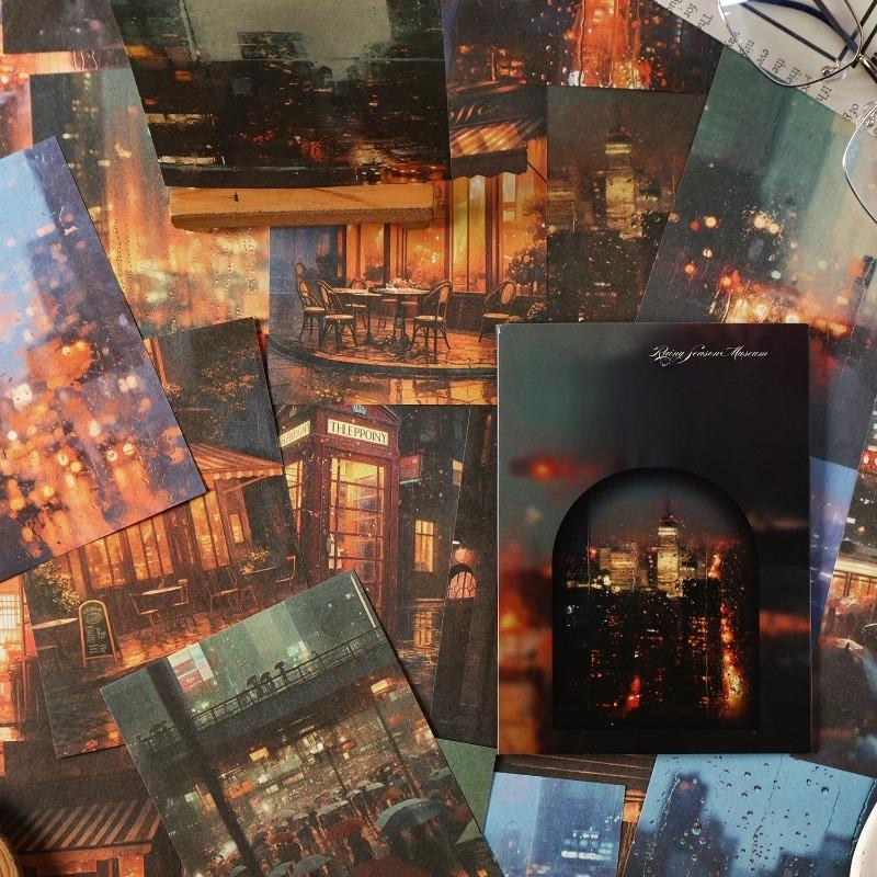 30 Pcs Outdoor Landscape Material Paper Aesthetic Scenery Decor Scrapbooking Diary Album Collage Material Junk Journal Supplies