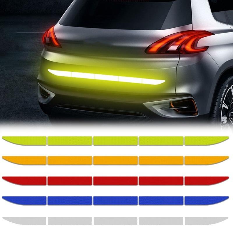90cm Autoaufkleber Sicherheitswarnung Reflektorband Aufkleber Heckklappe Kollisionsschutz Warnende Reflektierendes Band Auto Dekorationszubehör
