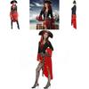 Breathable Women Adult Pirate Costume With Exquisite Workmanship For Parties