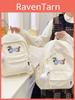 Double River Girl School Backpack With Nylon Material For Students And Casual Use