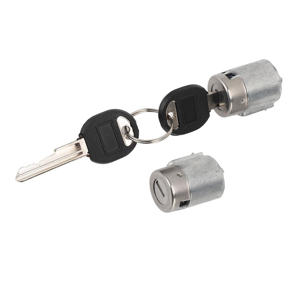 Pair of Front Door Lock Cylinder with 2 Keys Metal Easy Installation Replacement for C2500 C3500