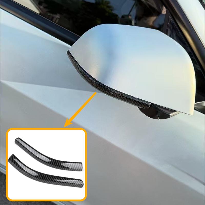 2PCS/set for Tesla Model Y Juniper Model 3 Highland Rearview Mirror Protector Edge Protection Buffer Trim Strip Anti-collision