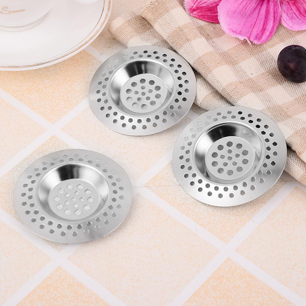 Stainless Sewer Floor Drain Water Sink Filter Dense Holes Kitchen Drain 7cm Diameter