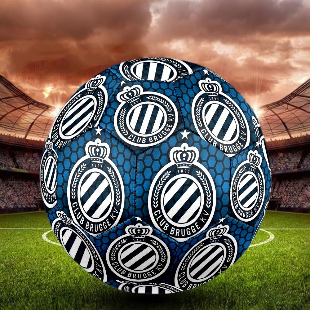 Club Brugge KVIndoor Soccer Ball Colorful All Ages Machine Stitched PVC Competition Ready Durable High-Bounce