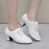 Breathable Mesh Latin Dance Shoes  for Outdoor Women Adult  Soft Soles Professional Square Modern Dance Sneakers Women Jazz Dancing Shoes