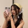Soft Comfortable Lace Trim Hairband Sheer Hair Scarf Suitable for Female All Age