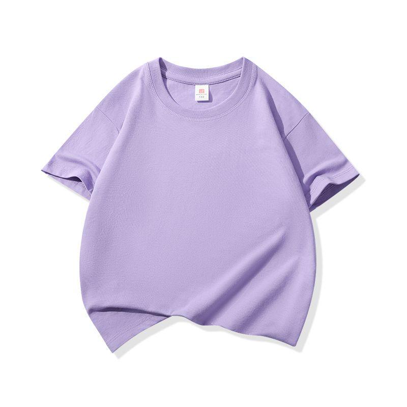Customizable Kids' Summer Short Sleeve T-shirt with Logo Print
