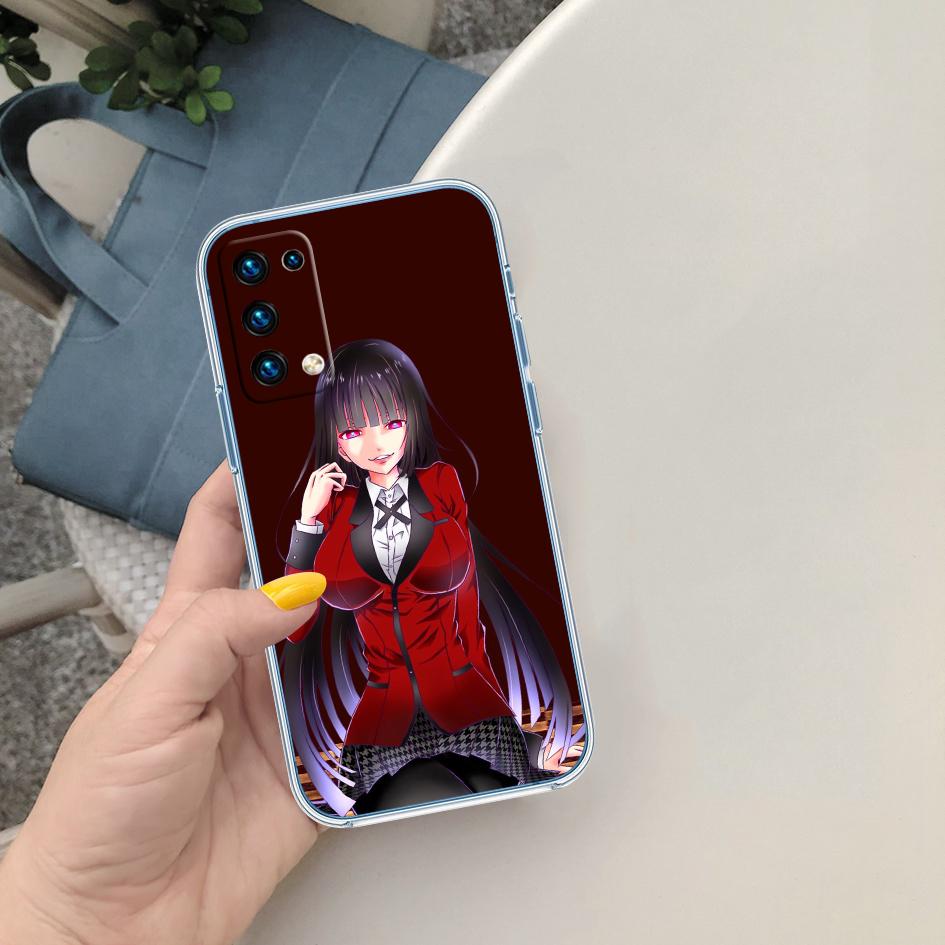 PP42 Kakegurui Transparent Phone Case for Motorola Moto G40 G04 G05 One Ace Action  Fusion + Plus Hyper Macro Vision Zoom