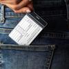 1PC Transparent ID Card Badge Holder PVC Name Card Protector Cover Simple Employee Card Case