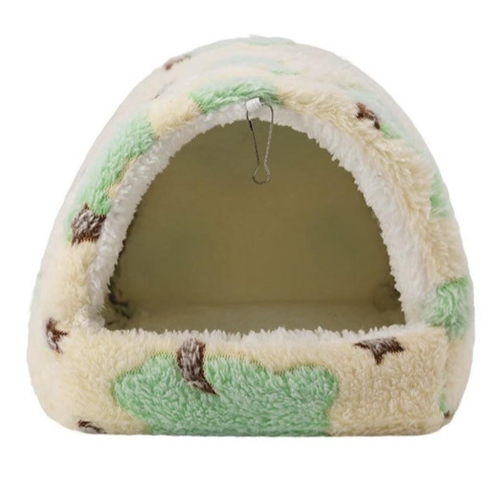Hanging Hamster Hammock Warm Cotton Small Pet Sleeping Bed New Stuffed Bird Hut for Winter