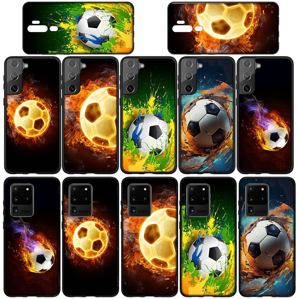 Cover for iPhone 17 16 15 Xiaomi Poco Redmi Note 14 13 12 11 Pro Max X 9 Samsung Galaxy S25 S24 S23 OPPO Huawei Soccer Play Football Match Phone Case