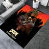 Alfombra DOOM The Dark Ages para Sala de Estar, Dormitorio, Hogar, Decoración de Sofá, Alfombrilla Antideslizante para Jugar Niños
