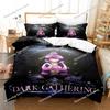 Anime Dark Gathering Bedding Set Duvet Cover Bed Set Quilt Cover Pillowcase Comforter king Queen Size Boys Adult Bedding Set029