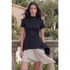 Light Layered Ruffle Skirt Beige