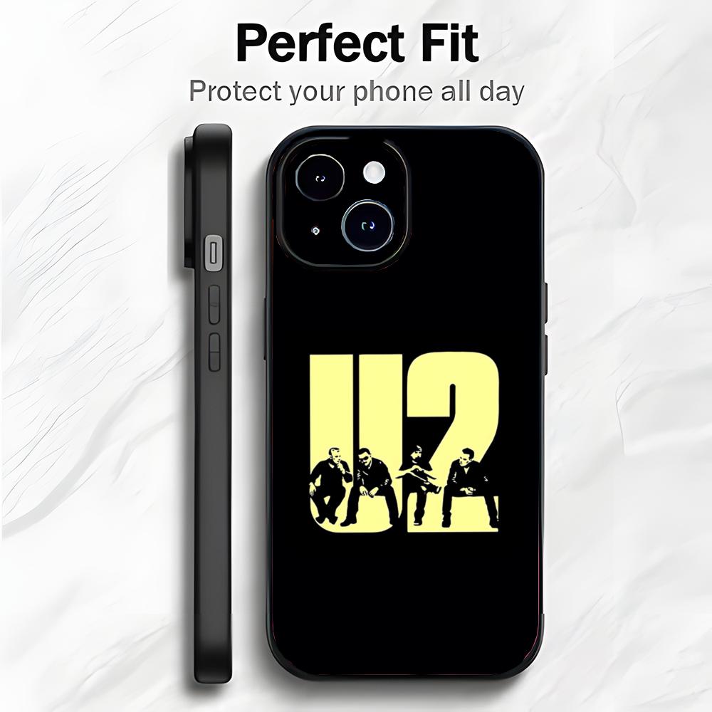

Classic Rock Band U-U2 Phone Case Phone Case Soft Packaging Lightweight For iPhone17 16 15 14 13ProMax iphone12promax