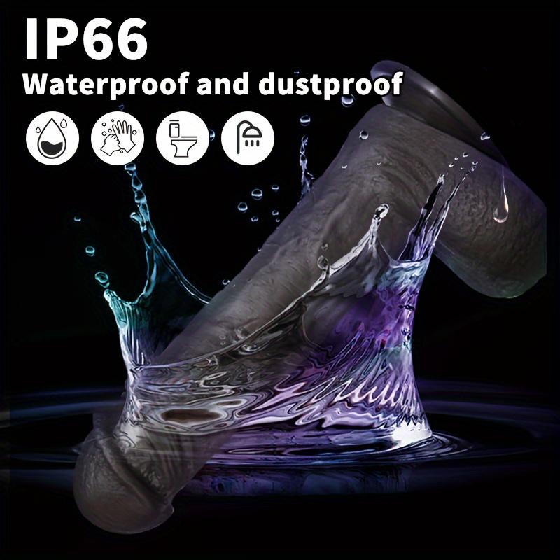 9,8" Realistischer Kaffeebrauner Dildo Vibrator mit Heiz- & Rotationsfunktion - Silikon, G-Punkt- & Klitorisstimulation, Lustverstärker für Erwachsene Paare